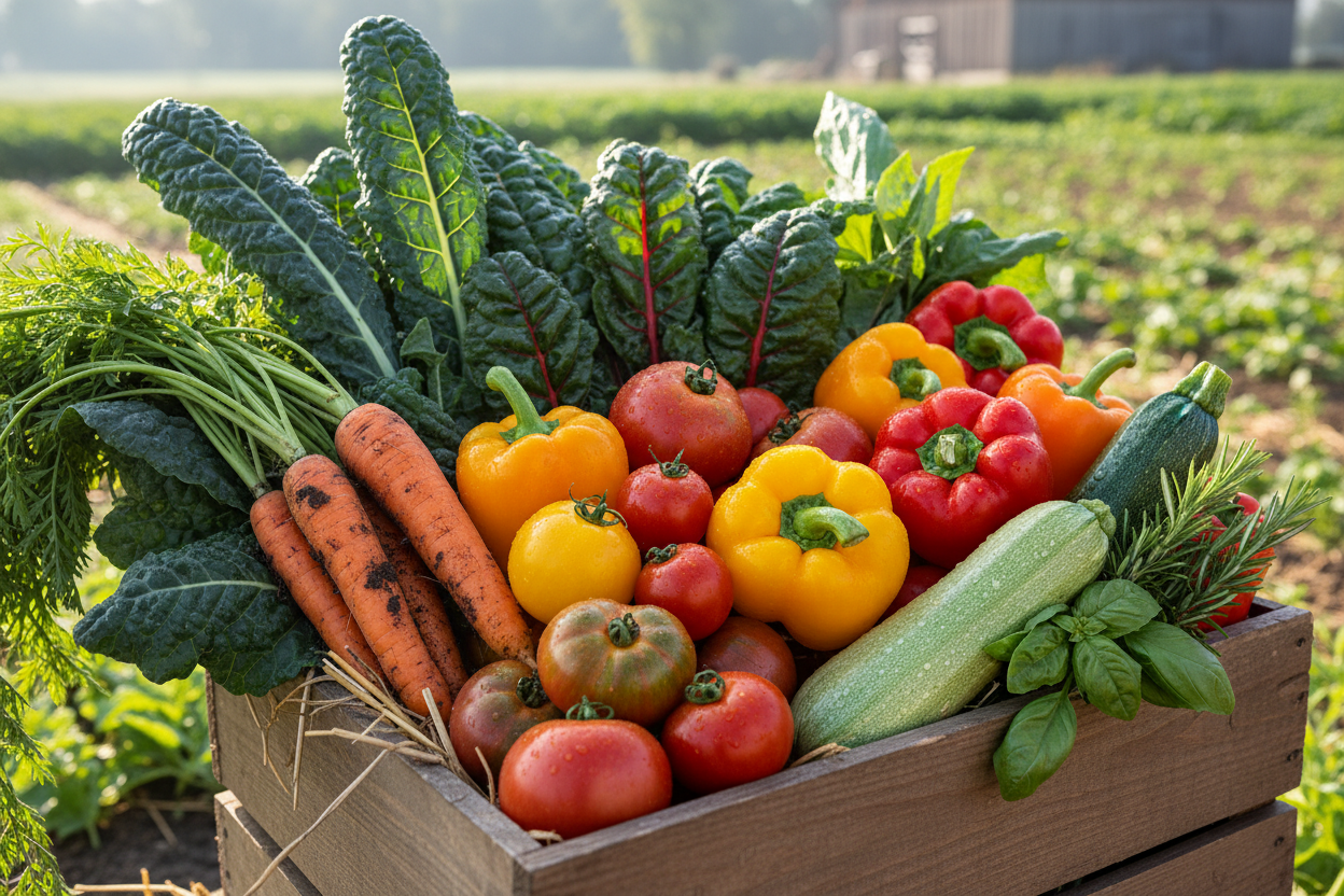 CSA Box Veggie Box Monthly