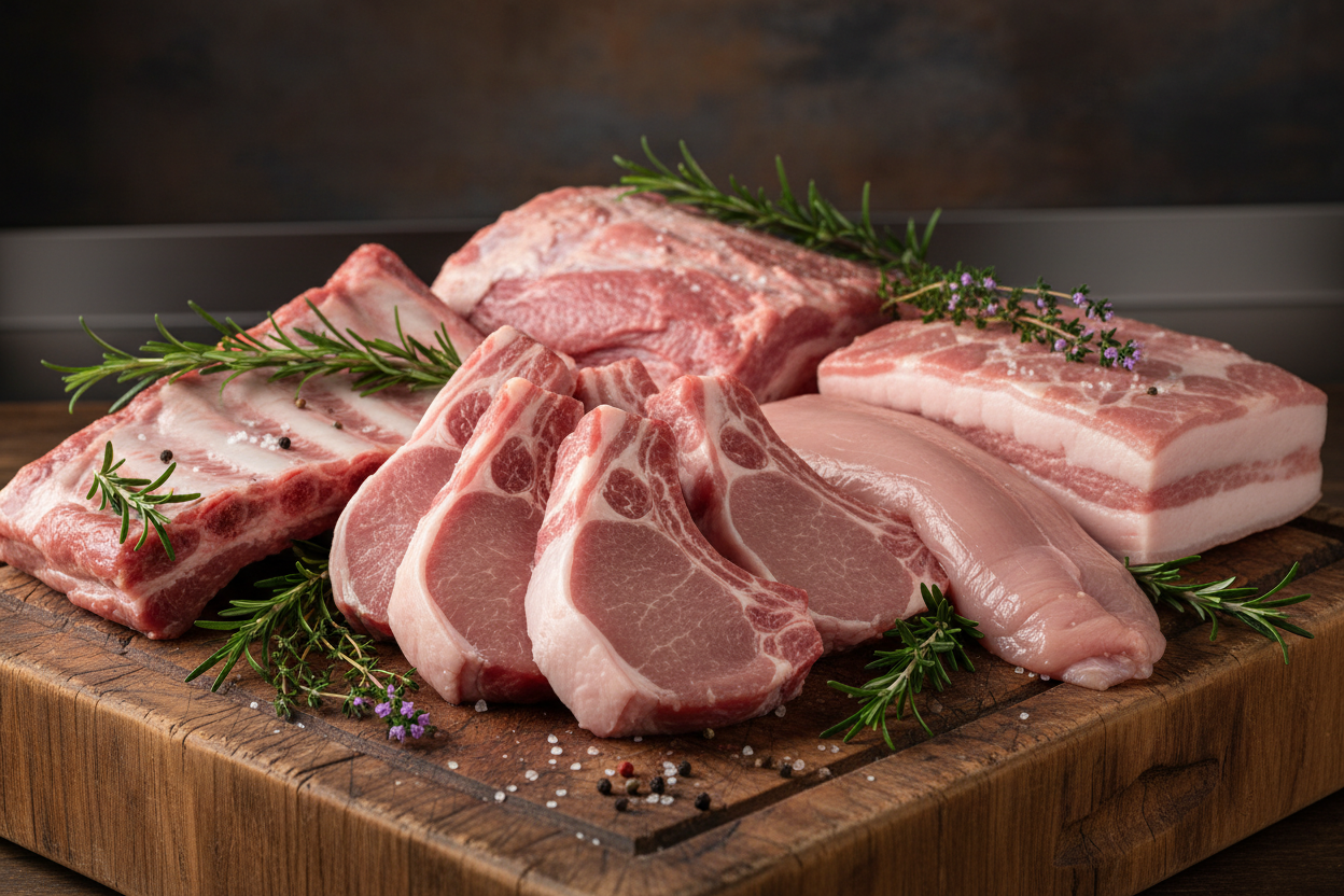 Pork Cuts - Quarter Hog Bundle (34 lbs)